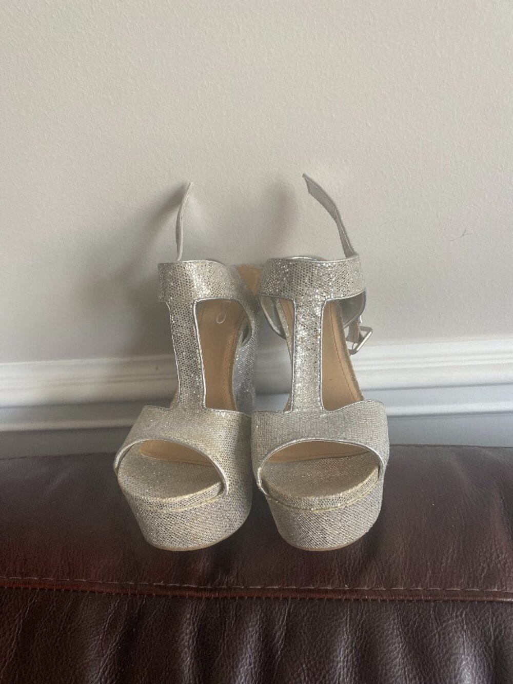 ALDO  SPARKLING EVENING SANDALS SIZE EU 37
